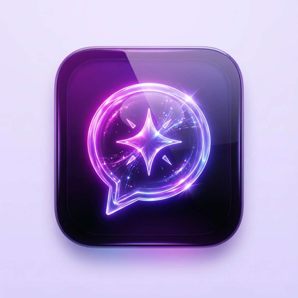 ViralCap App Icon - AI Caption Video Editor